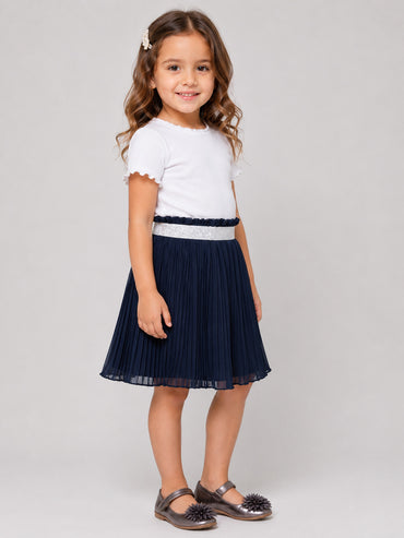 Hoop Hippo Navy Blue Skirt