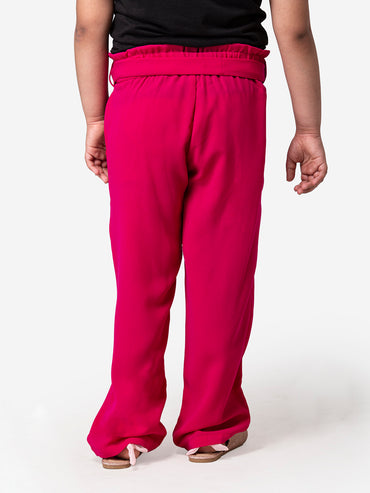 Hoop Hippo Pink Straight Pant