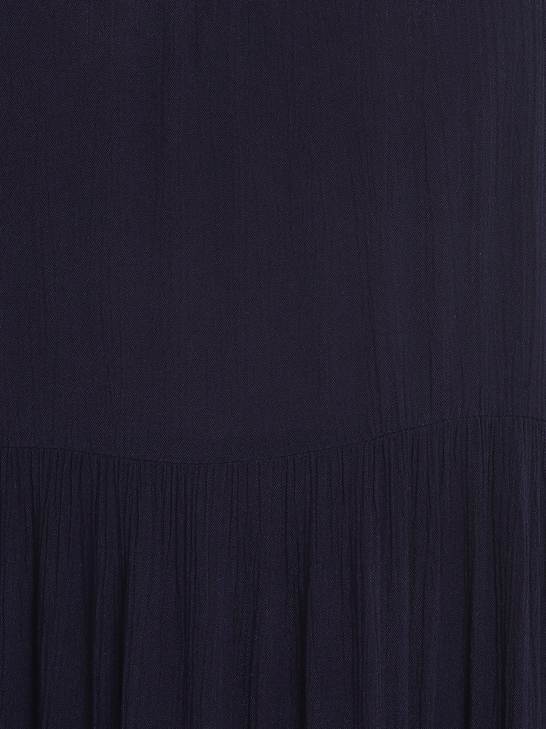 Porsorte Womens Navy Blue Sleeveless Rayon Casual Dress