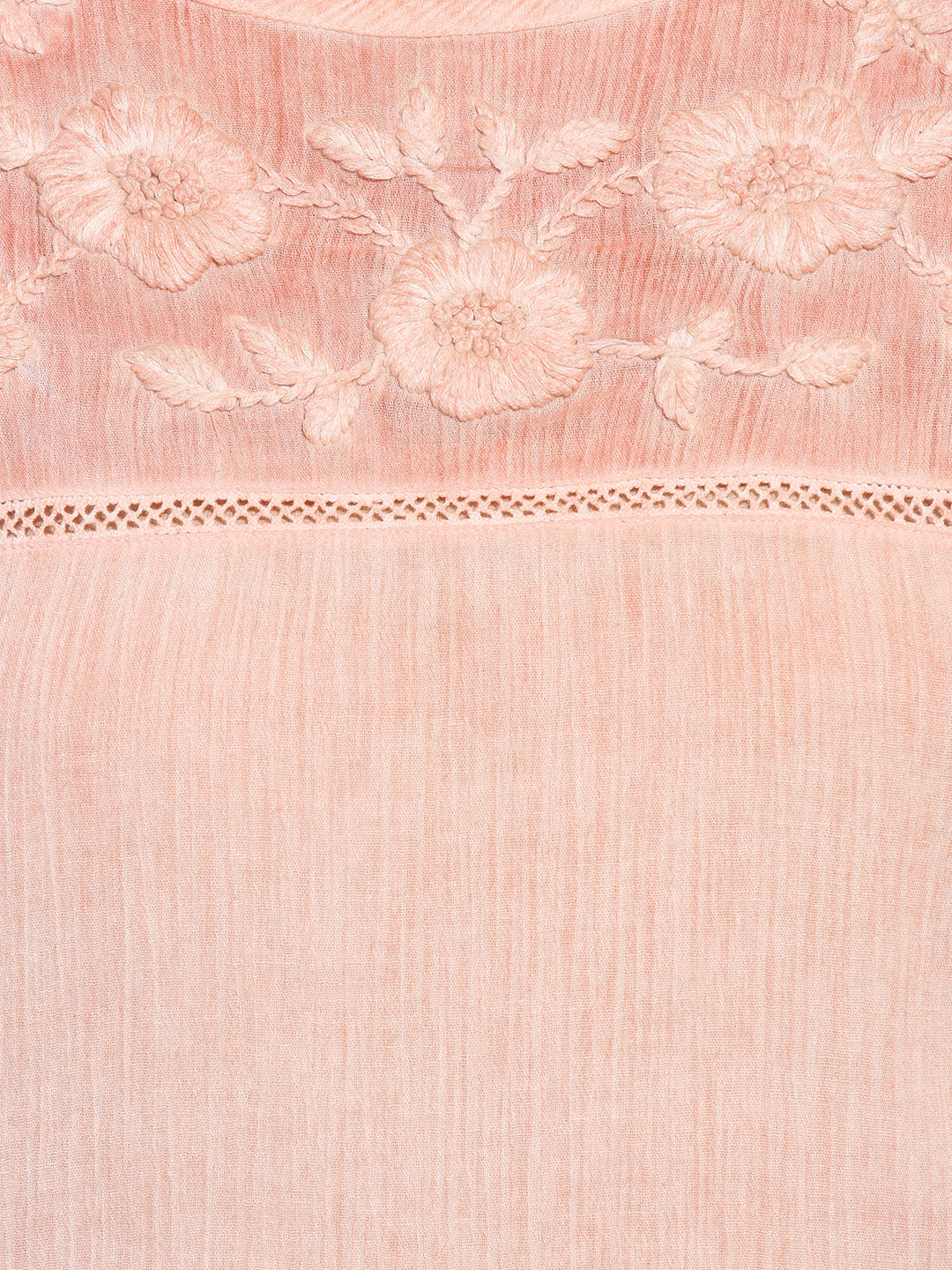 PORSORTE Women's Cotton Beige Hand Embroidery Top - www.porsorte.in