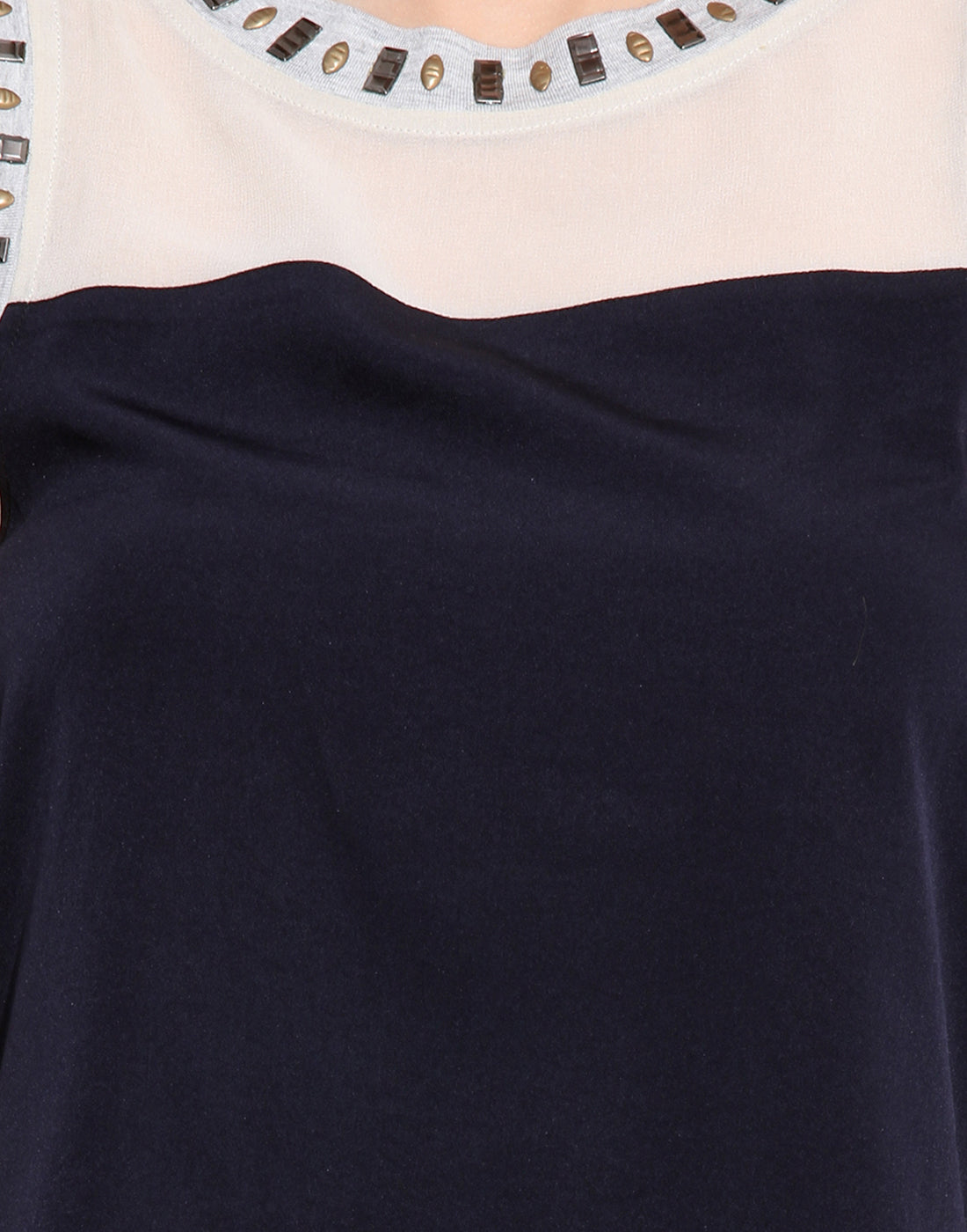 PORSORTE Top with Hot fix detail - www.porsorte.in