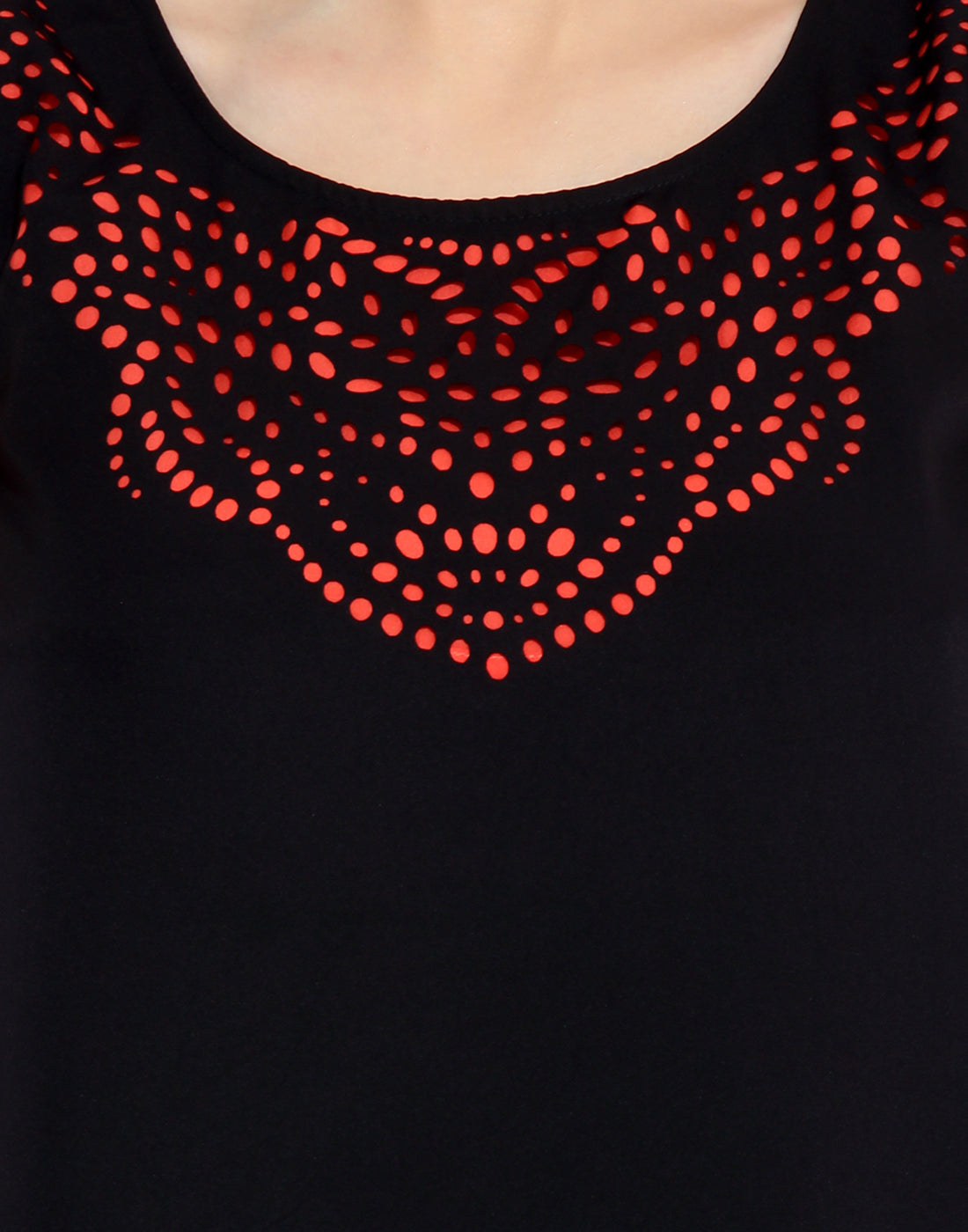 PORSORTE LASER CUT double layred BLOUSE - www.porsorte.in