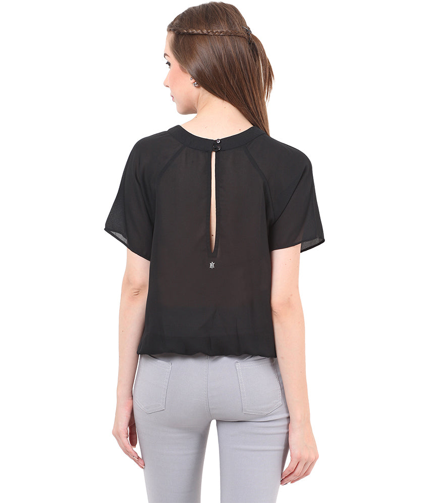 PORSORTE Raglan top with front hand work - www.porsorte.in