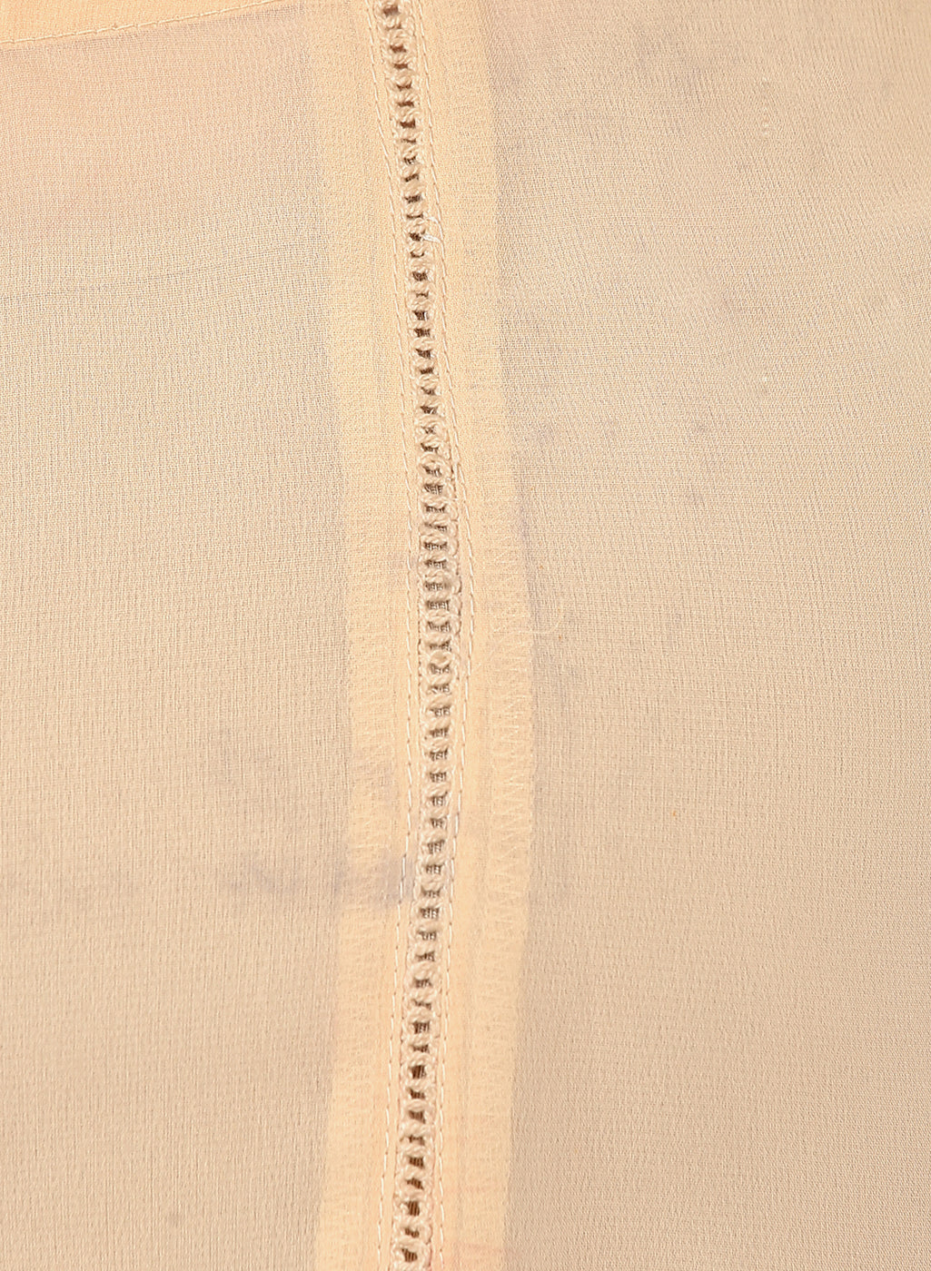 PORSORTE Women's Beige Georgette Lacy Top - www.porsorte.in