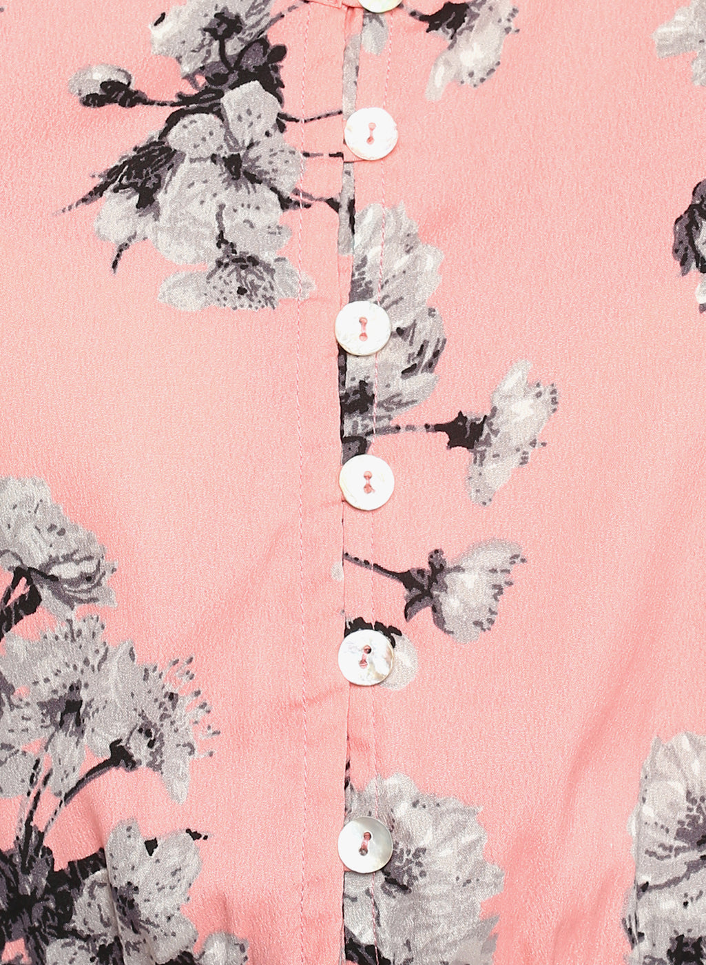 Porsorte Women's Printed Pink Polycrepe Casual Dress - www.porsorte.in