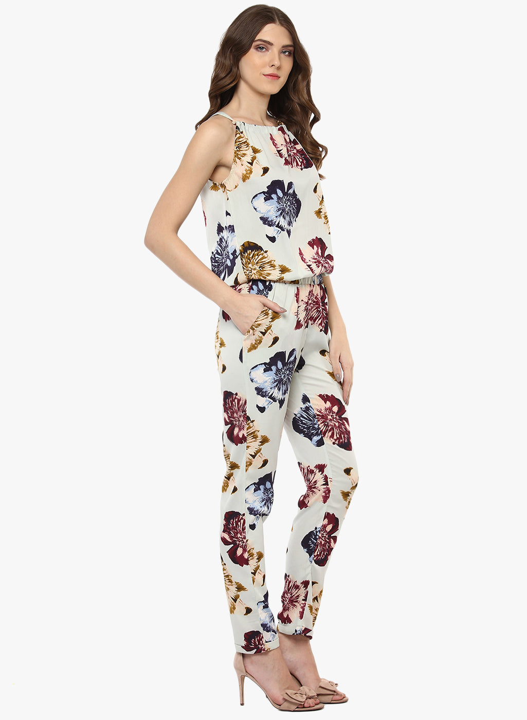 PORSPORTE Flower digital Printed jumpsuit - www.porsorte.in