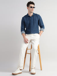Porsorte Men’s Printed Cotton Casual Regular Fit Shirt