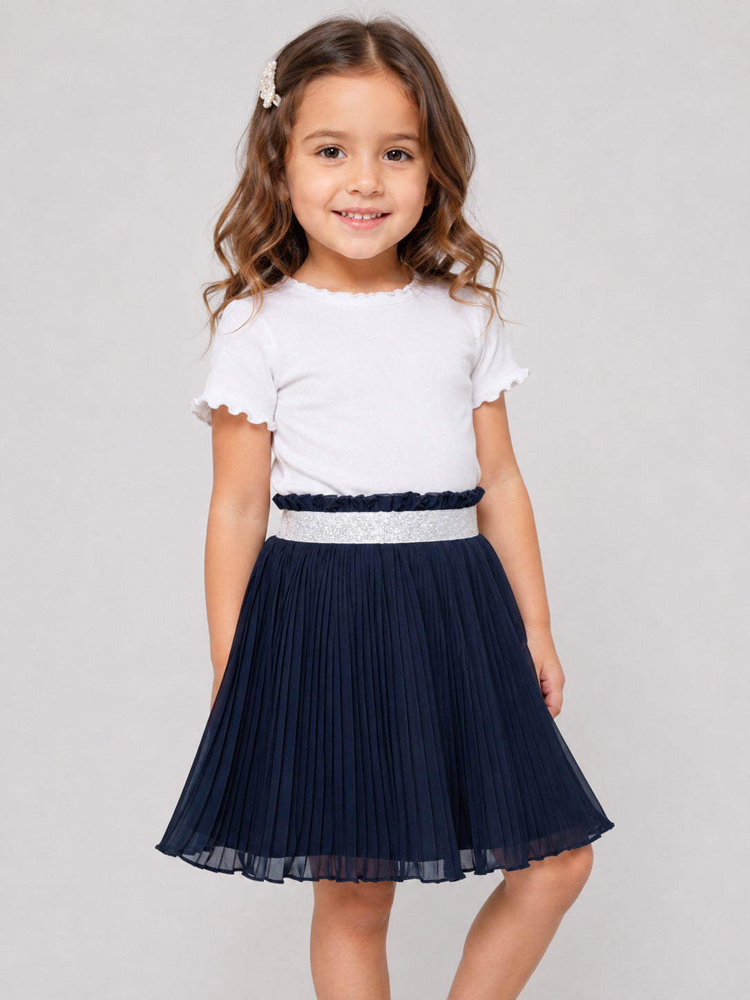 Hoop Hippo Navy Blue Skirt