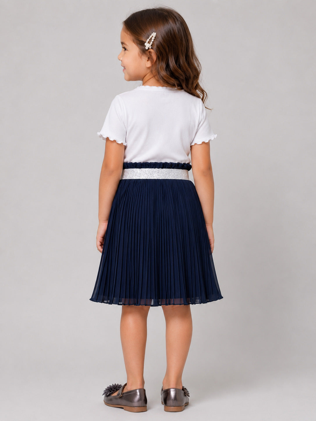 Hoop Hippo Navy Blue Skirt