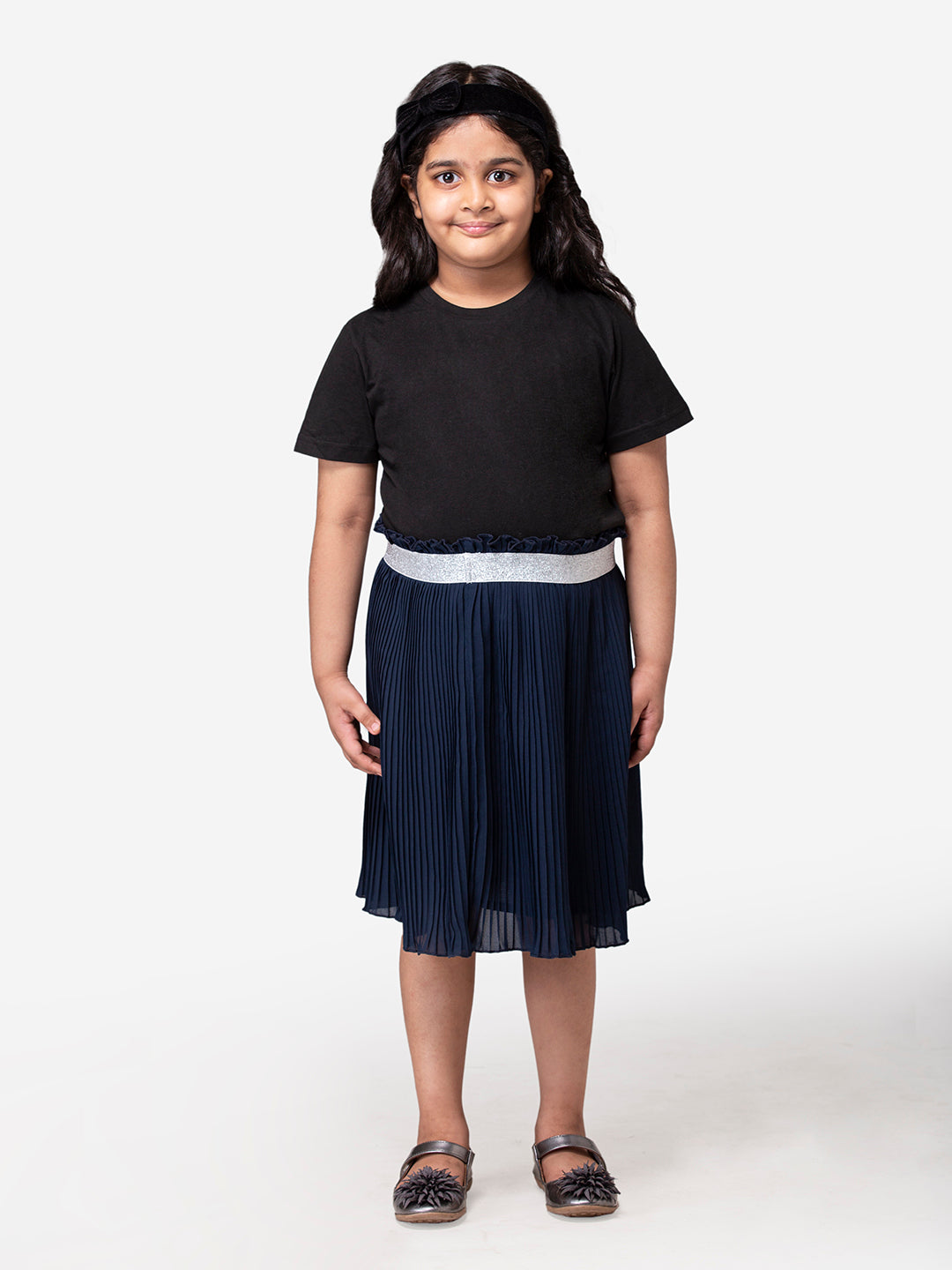 Hoop Hippo Navy Blue Skirt