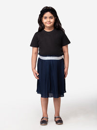 Hoop Hippo Navy Blue Skirt
