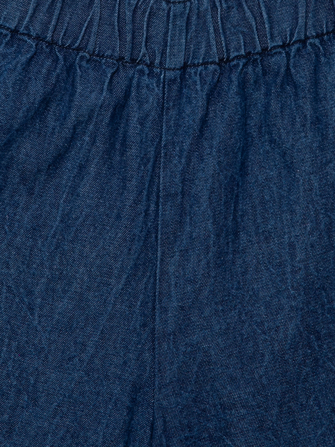 Hoop Hippo Dark Blue Denim Paperbag Waist Shorts