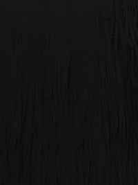PORSORTE Front laser  cut fringes Top with heart stones decoration at front