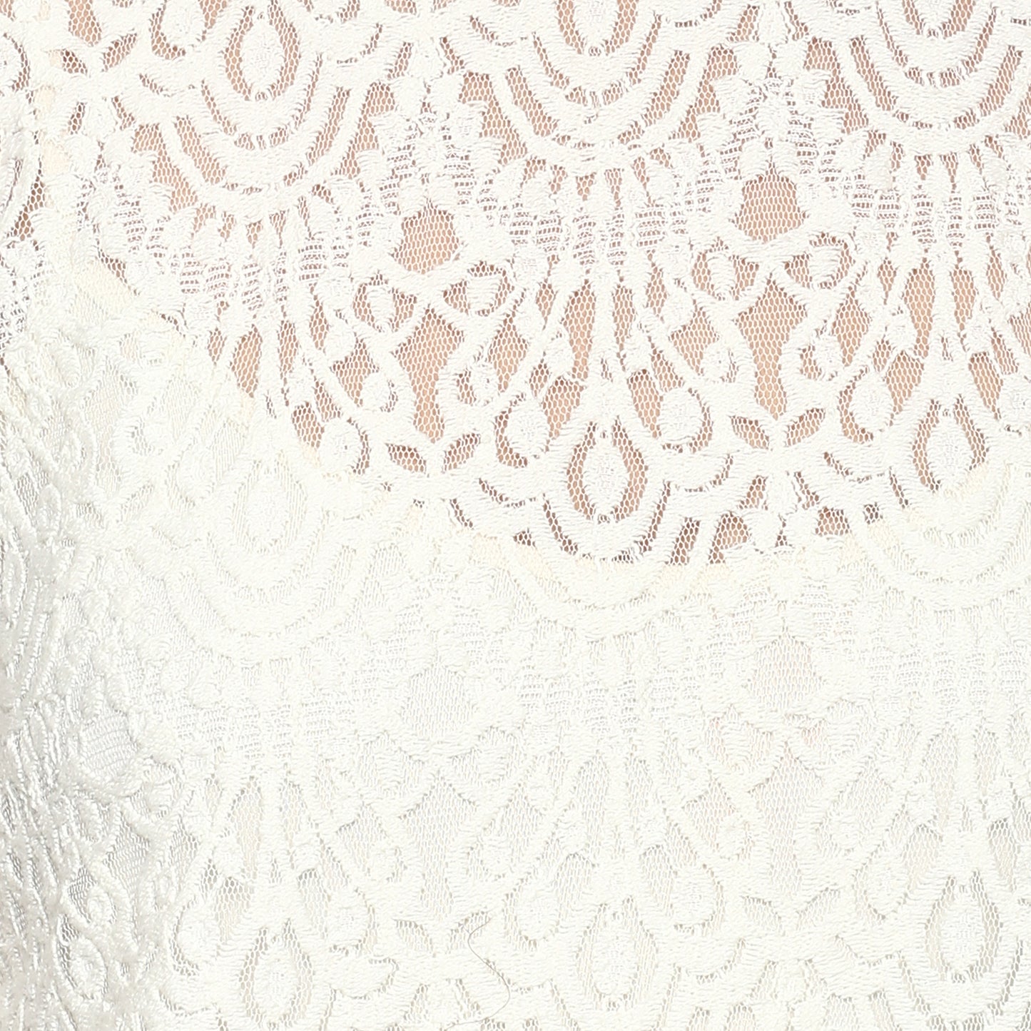 Porsorte Women White  Net Lace Sheer Top
