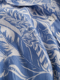 Porsorte Women Blue Abstract Floral Printed Co-Ord Set