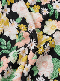 Women Floral Printed Spaghetti Strap Tiered Maxi Dress