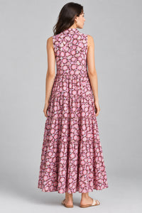 Women’s Floral Printed Tiered Maxi Dress