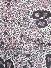 Porsorte Women Cotton Floral Printed Short Skirt