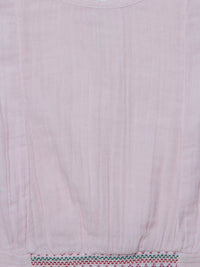 Hoop Hippo Light Pink Dyed Cotton Top