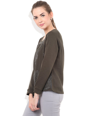 PORSORTE Hand work/lacy/ embroidered Sweat shirt - www.porsorte.in