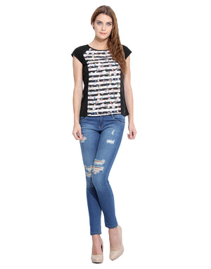 PORSORTE Digital Printed front top - www.porsorte.in