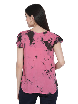 Porsorte Womens Pigment Dyed Viscose Modal Top