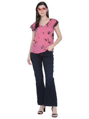 Porsorte Womens Pigment Dyed Viscose Modal Top