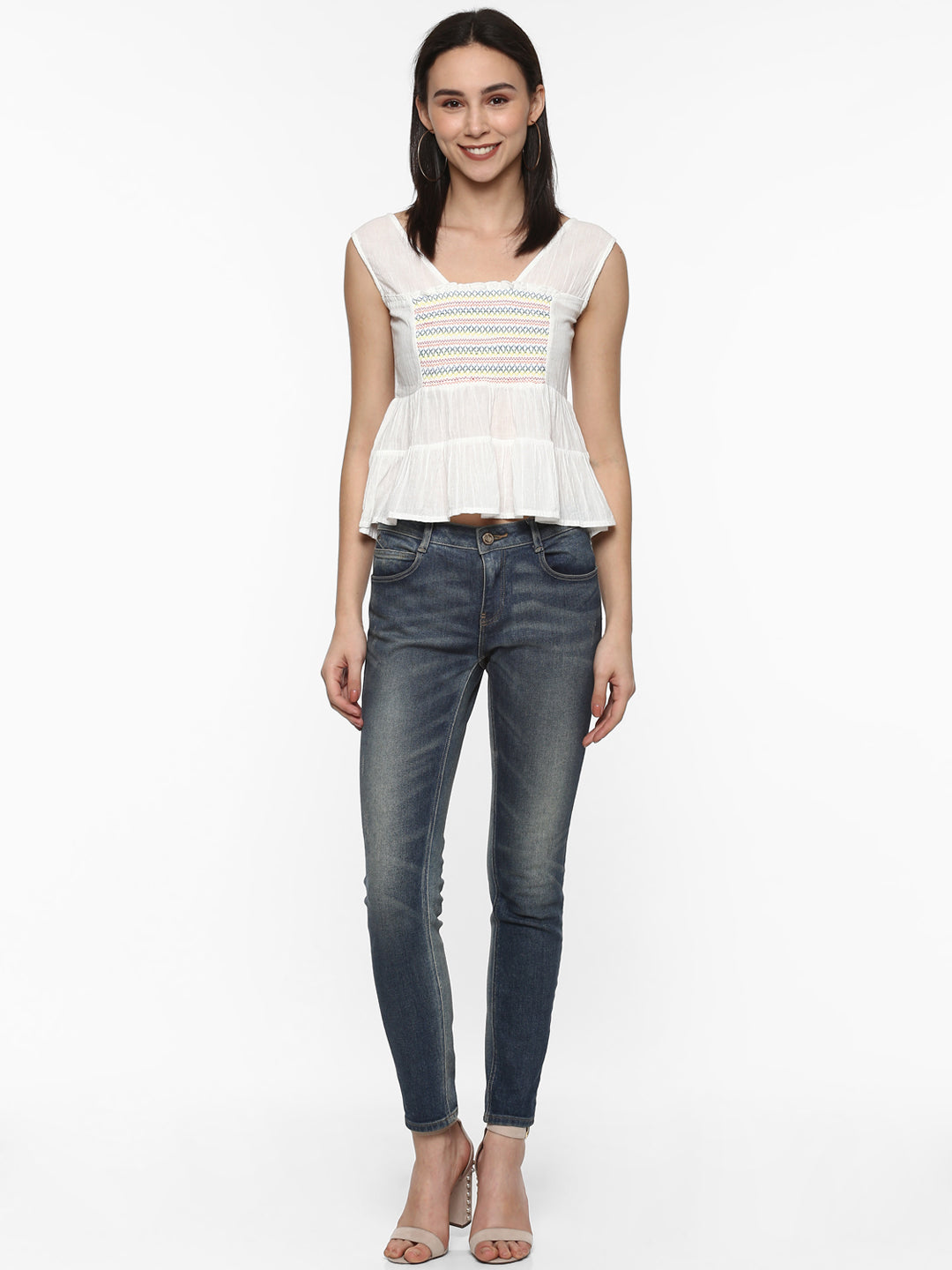 Porsorte Women Cotton Kansai Work Sleeveless Top