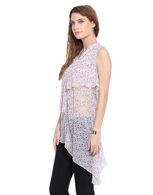 PORSORTE Asymetric Printed SHIRT - www.porsorte.in