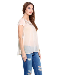 PORSORTE COTTON LACES TOP - www.porsorte.in