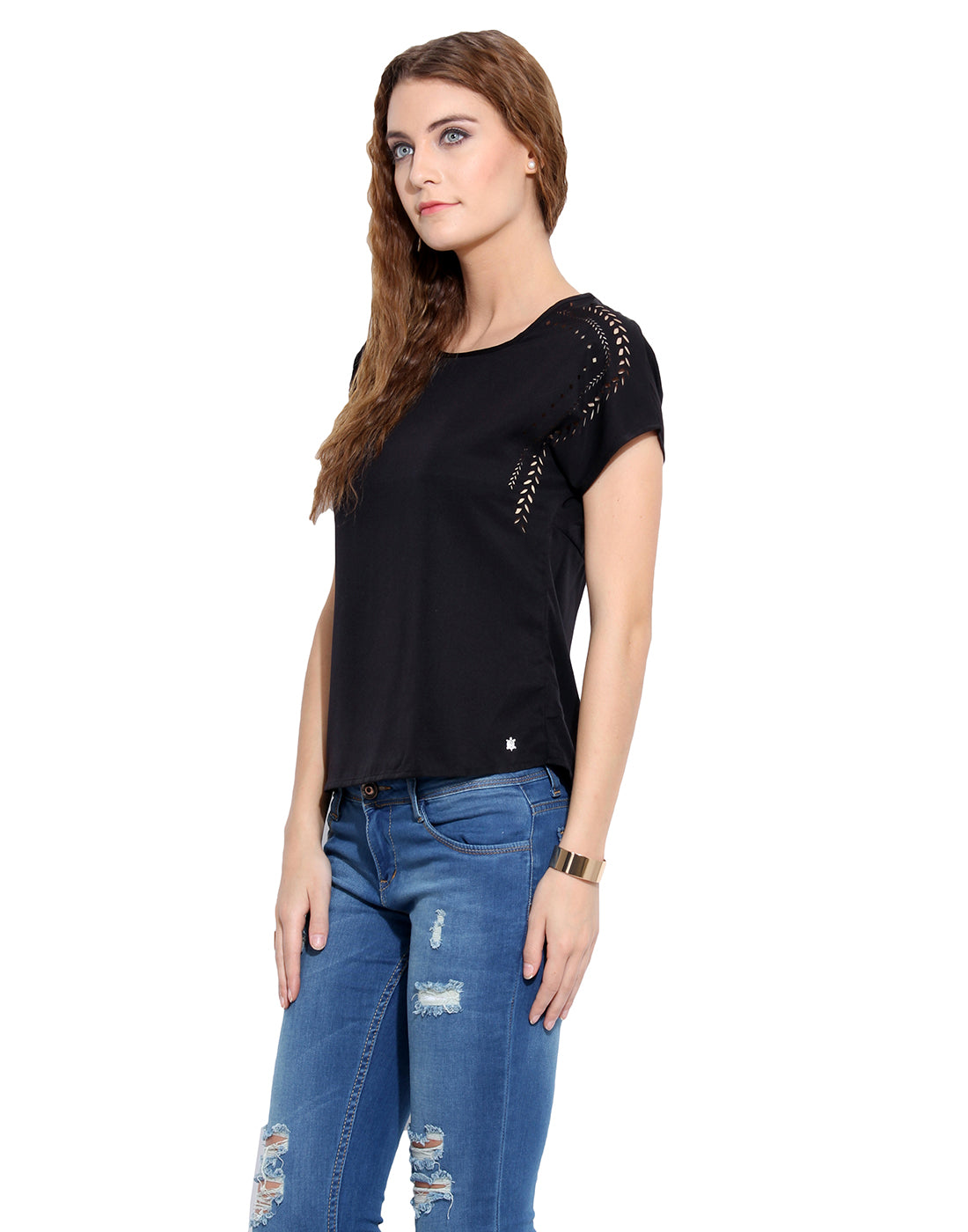 PORSORTE LASER CUT BLOUSE - www.porsorte.in