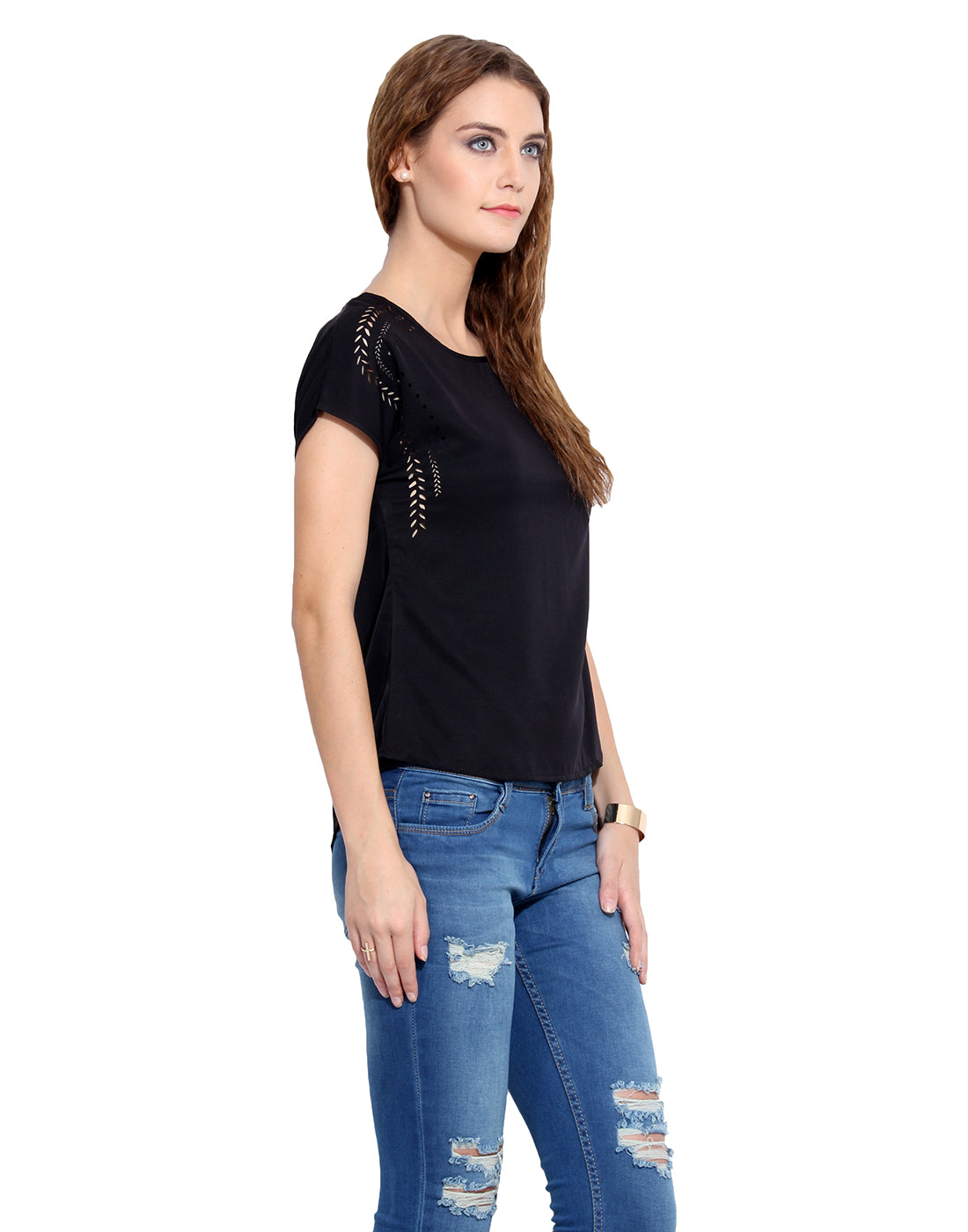 PORSORTE LASER CUT BLOUSE - www.porsorte.in