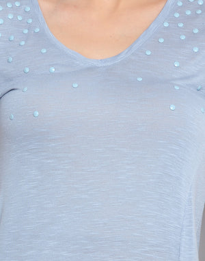 PORSORTE hot fix knotted top - www.porsorte.in