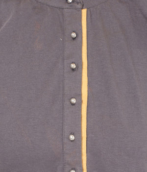 PORSORTE Pleated T Shirt with boll buttons - www.porsorte.in