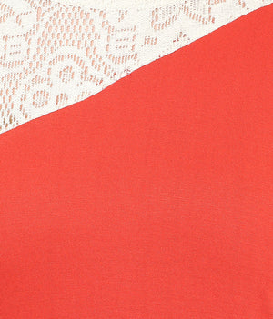PORSORTE Crochet yoke T-Shirt - www.porsorte.in