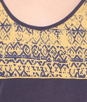 PORSORTE colour blocking printed Top - www.porsorte.in