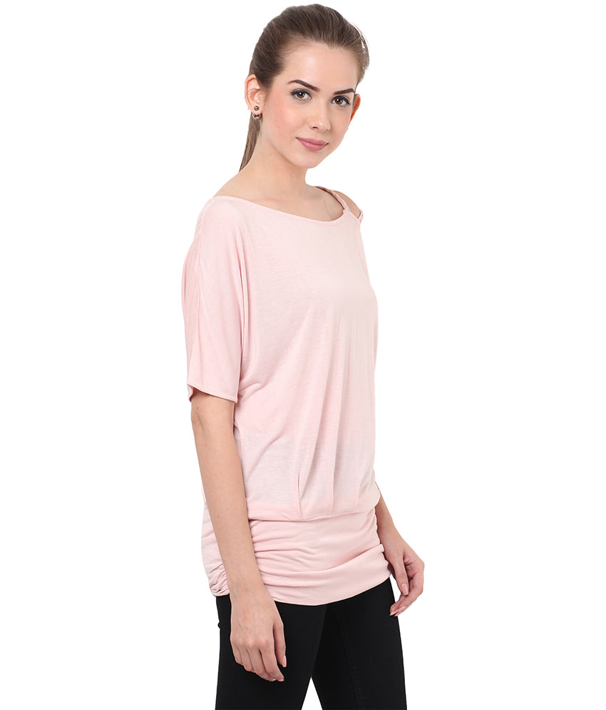 PORSORTE Long gathered top with hand braided detail sleeve - www.porsorte.in