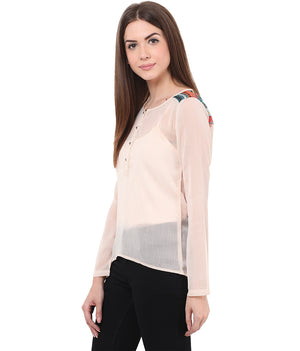 PORSORTE Bohemian back printed Shirt - www.porsorte.in