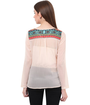 PORSORTE Bohemian back printed Shirt - www.porsorte.in
