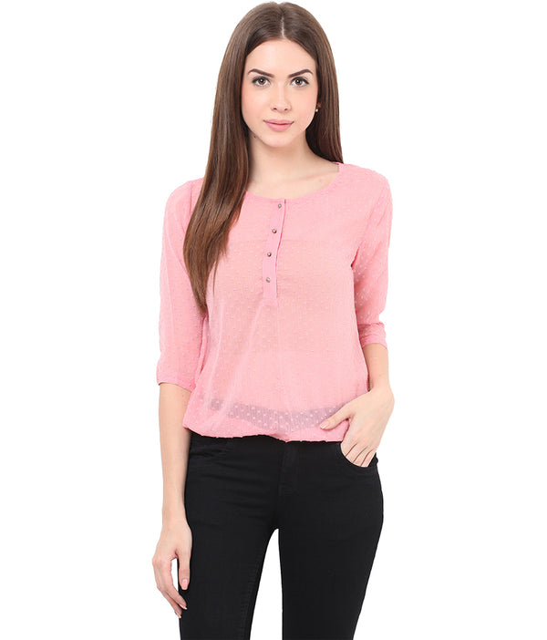PORSORTE Dobby Shirt with metal boll buttons - www.porsorte.in