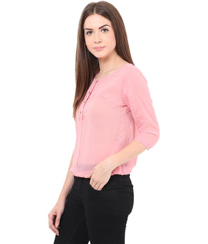 PORSORTE Dobby Shirt with metal boll buttons - www.porsorte.in