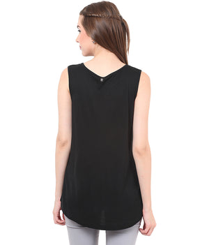 PORSORTE Metellic printed Top - www.porsorte.in