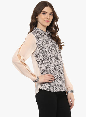 PORSORTE  Women Printed Party Shirt - www.porsorte.in