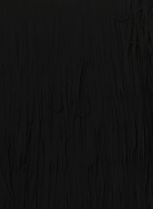 PORSORTE Front laser  cut fringes Top with heart stones decoration at front - www.porsorte.in