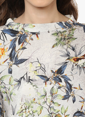 Porsorte Digital Printed Viscose Rayon Multicolor Top - www.porsorte.in