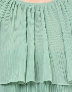 PORSORTE Pleated double layered dress - www.porsorte.in
