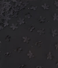 PORSORTE Women's Black Polyester Solid Dress - www.porsorte.in