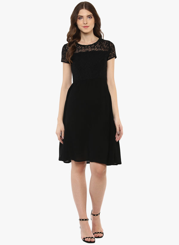 PORSORTE  Lacy  dress - www.porsorte.in
