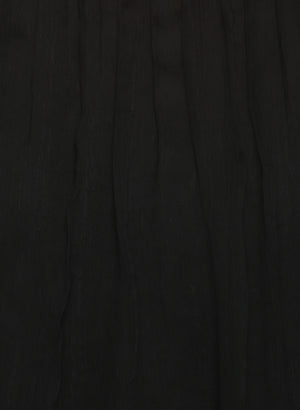 Porsorte Women's Black PolyChiffon Embellished Casual Shift Dress - www.porsorte.in