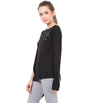 PORSORTE Shawl Top with hand work - www.porsorte.in
